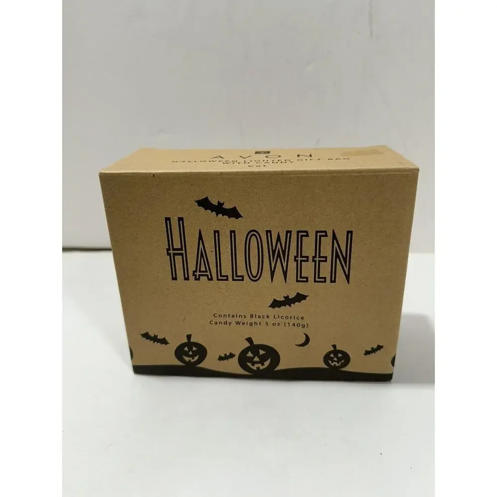 Halloween Lighted Felt‎ Black Cat gift bag NO CANDY 2007 Avon